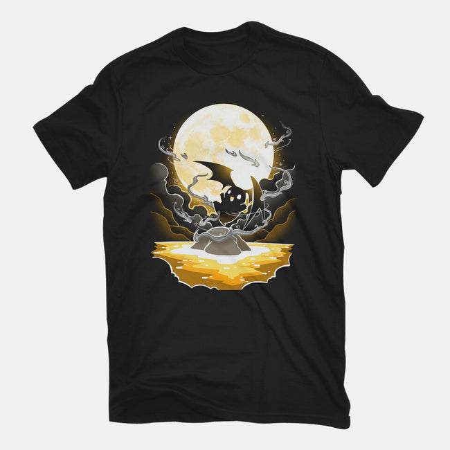 Digi Air moon-Womens-Fitted-Tee-Vallina84