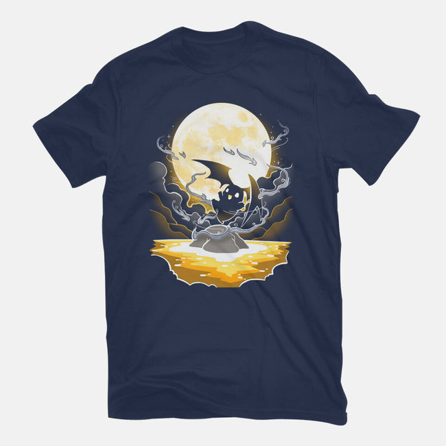 Digi Air moon-Womens-Fitted-Tee-Vallina84