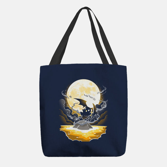 Digi Air moon-None-Basic Tote-Bag-Vallina84