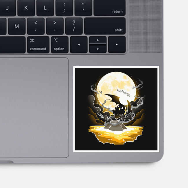 Digi Air moon-None-Glossy-Sticker-Vallina84