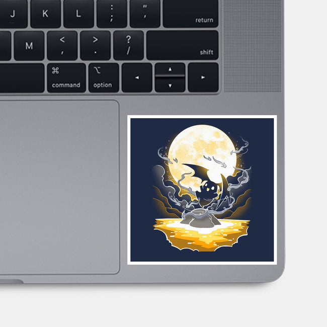 Digi Air moon-None-Glossy-Sticker-Vallina84