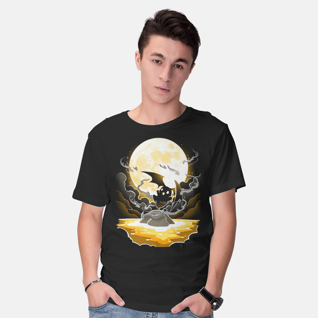Digi Air moon-Mens-Basic-Tee-Vallina84