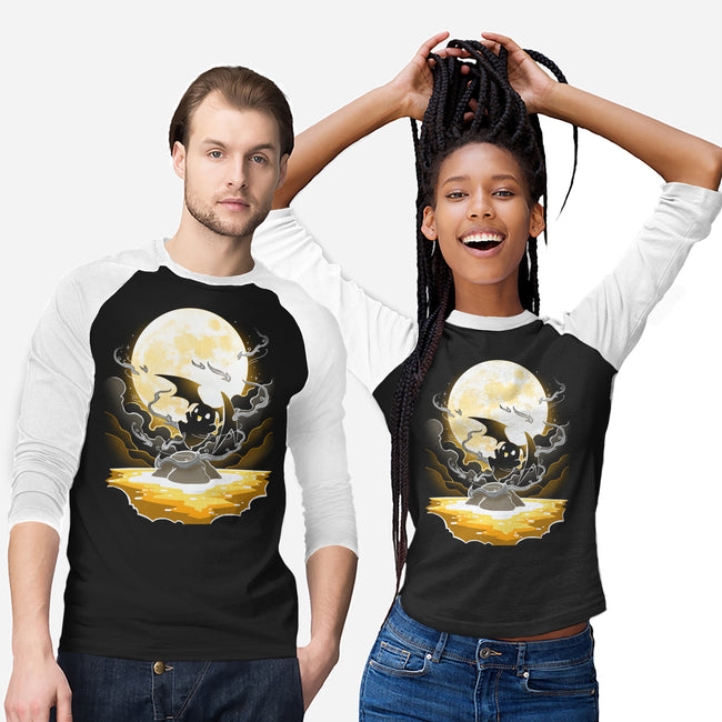 Digi Air moon-Unisex-Baseball-Tee-Vallina84