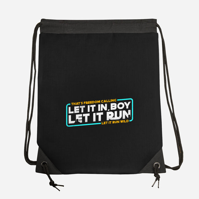 Let It Run-None-Drawstring-Bag-rocketman_art