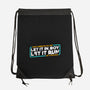Let It Run-None-Drawstring-Bag-rocketman_art