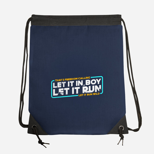 Let It Run-None-Drawstring-Bag-rocketman_art
