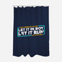 Let It Run-None-Polyester-Shower Curtain-rocketman_art