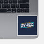 Let It Run-None-Glossy-Sticker-rocketman_art