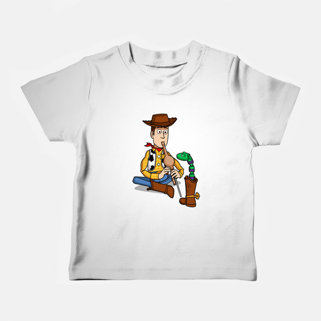 Snake In Boot-Baby-Basic-Tee-jasesa