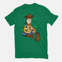 Snake In Boot-Womens-Fitted-Tee-jasesa