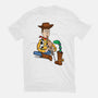 Snake In Boot-Womens-Fitted-Tee-jasesa