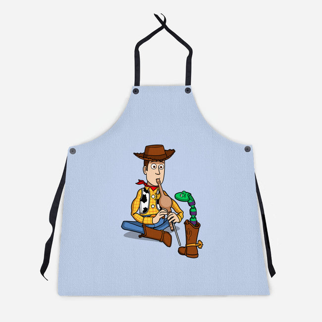 Snake In Boot-Unisex-Kitchen-Apron-jasesa