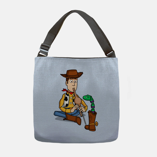 Snake In Boot-None-Adjustable Tote-Bag-jasesa