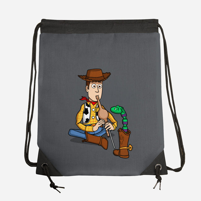 Snake In Boot-None-Drawstring-Bag-jasesa