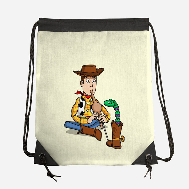 Snake In Boot-None-Drawstring-Bag-jasesa