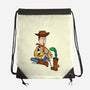 Snake In Boot-None-Drawstring-Bag-jasesa