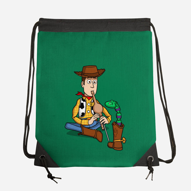 Snake In Boot-None-Drawstring-Bag-jasesa