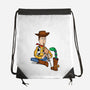 Snake In Boot-None-Drawstring-Bag-jasesa