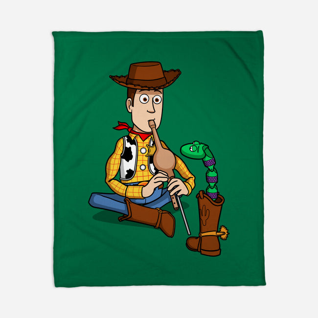 Snake In Boot-None-Fleece-Blanket-jasesa
