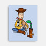 Snake In Boot-None-Stretched-Canvas-jasesa