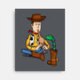 Snake In Boot-None-Stretched-Canvas-jasesa