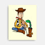 Snake In Boot-None-Stretched-Canvas-jasesa