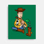 Snake In Boot-None-Stretched-Canvas-jasesa