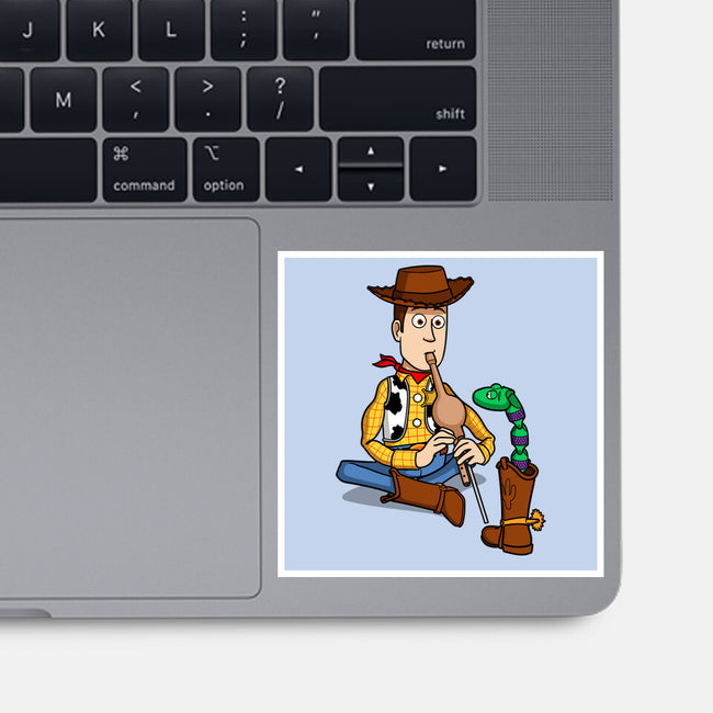 Snake In Boot-None-Glossy-Sticker-jasesa