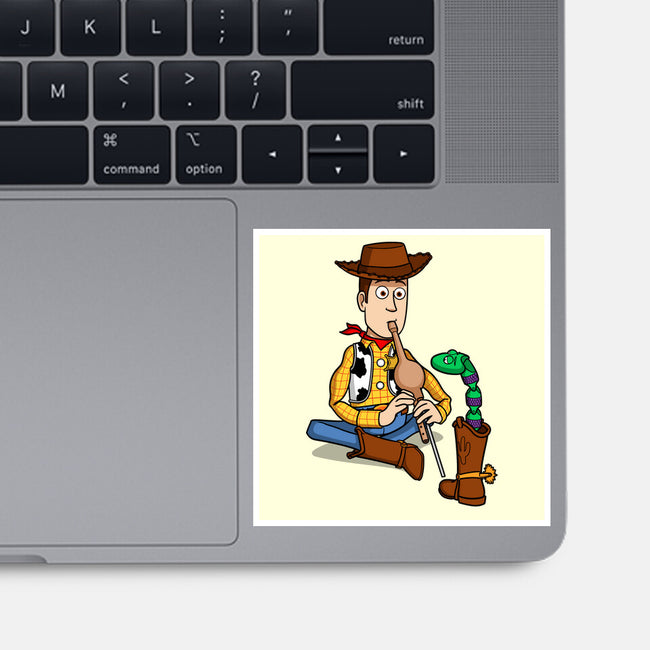 Snake In Boot-None-Glossy-Sticker-jasesa