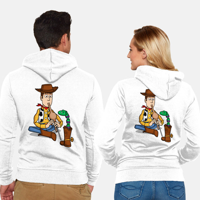 Snake In Boot-Unisex-Zip-Up-Sweatshirt-jasesa