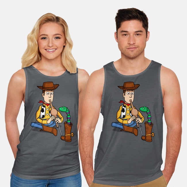 Snake In Boot-Unisex-Basic-Tank-jasesa