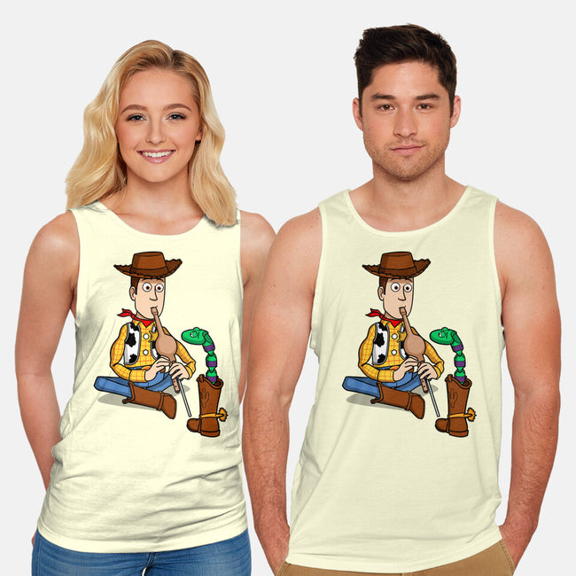 Snake In Boot-Unisex-Basic-Tank-jasesa