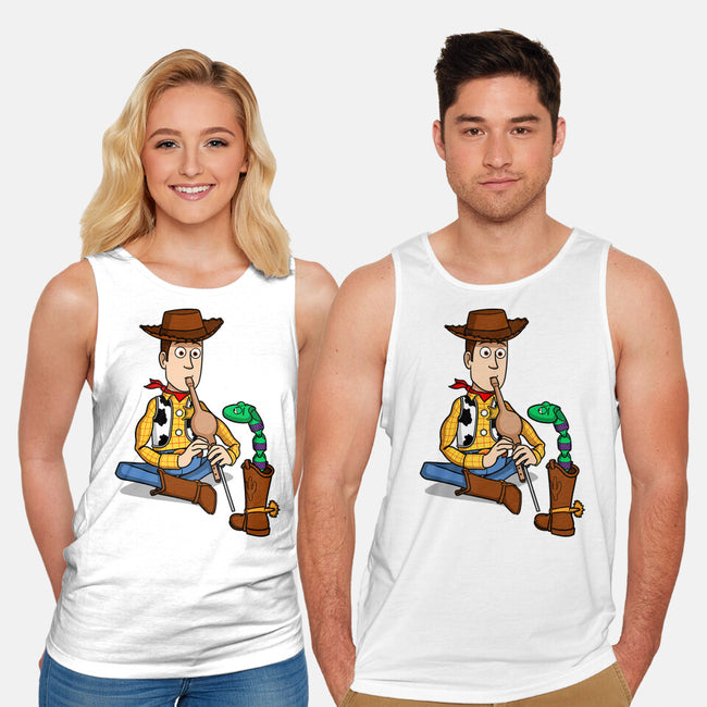 Snake In Boot-Unisex-Basic-Tank-jasesa