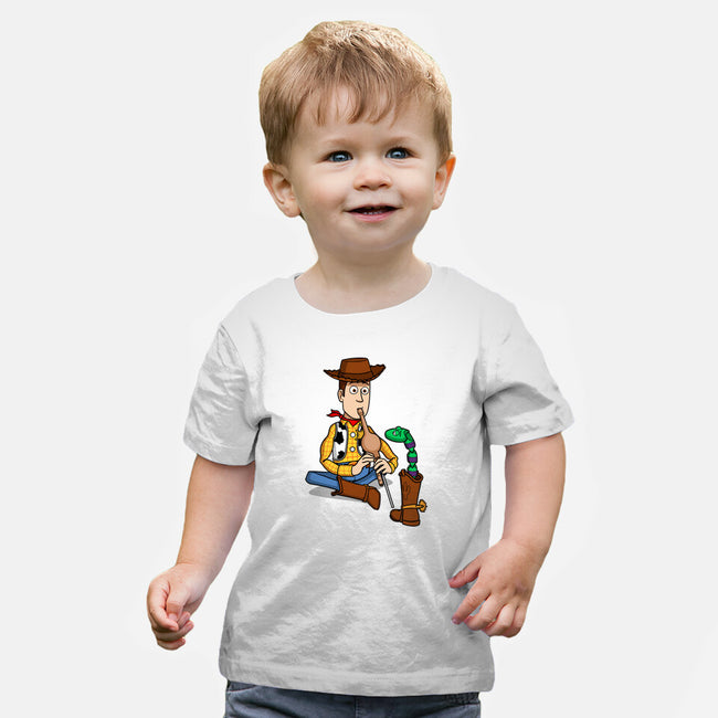 Snake In Boot-Baby-Basic-Tee-jasesa