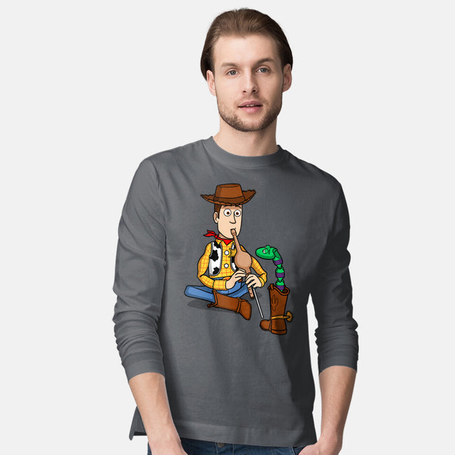 Snake In Boot-Mens-Long Sleeved-Tee-jasesa