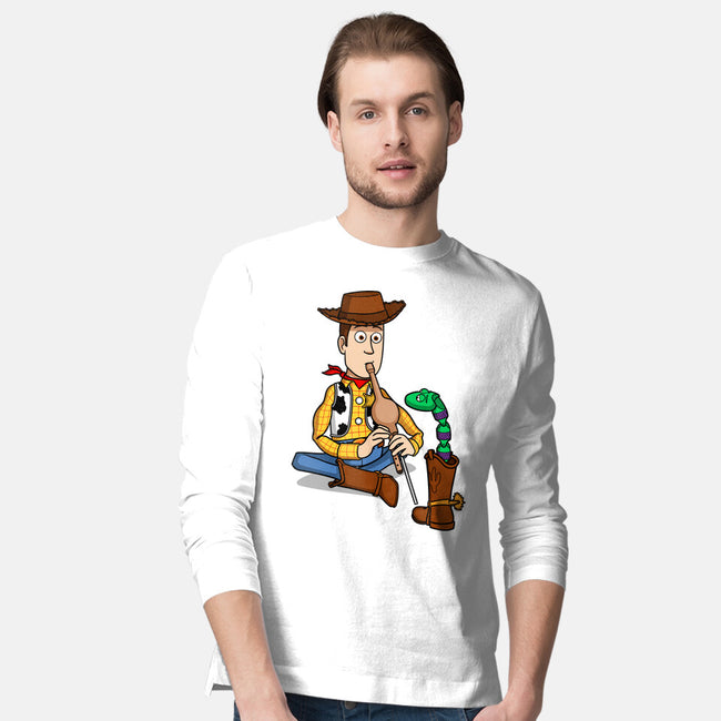 Snake In Boot-Mens-Long Sleeved-Tee-jasesa