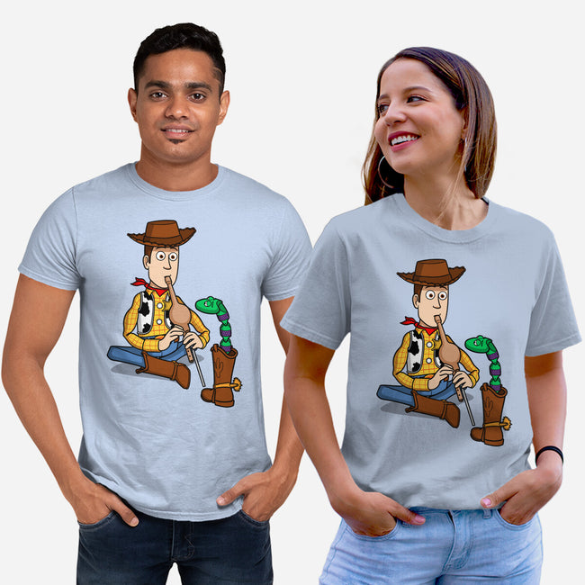 Snake In Boot-Unisex-Basic-Tee-jasesa