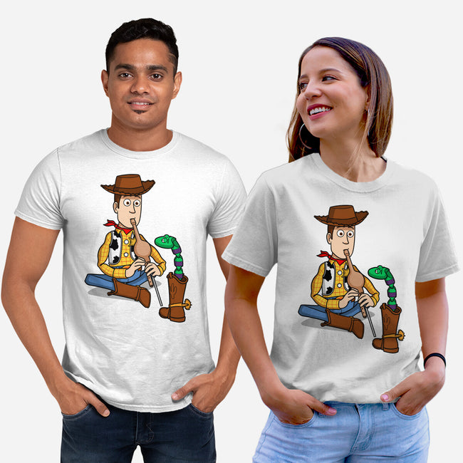 Snake In Boot-Unisex-Basic-Tee-jasesa