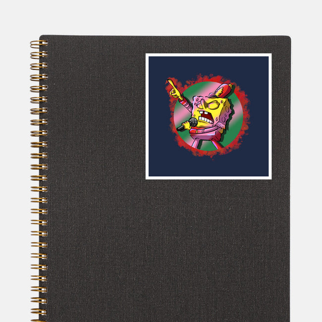 Singer Sponge-None-Glossy-Sticker-nickzzarto