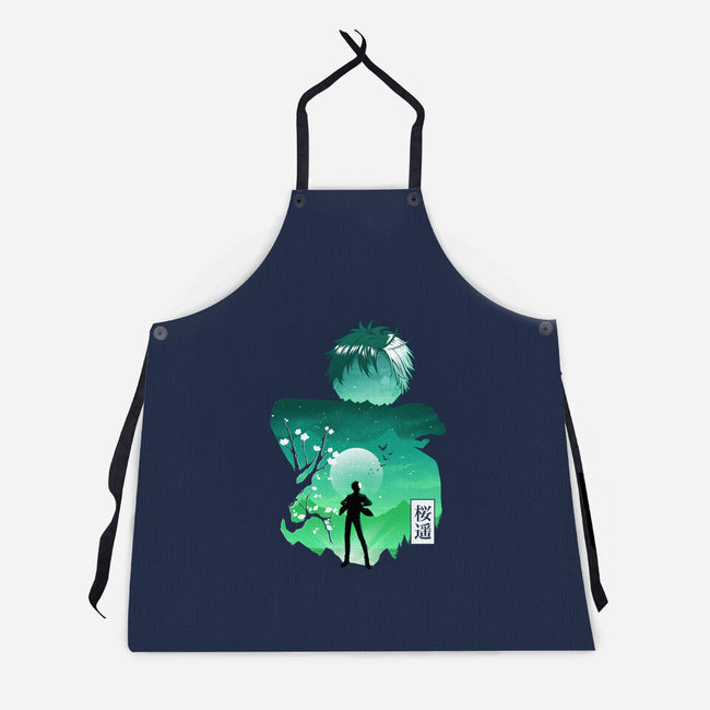 Sakura Windbreaker-Unisex-Kitchen-Apron-Dixie Z
