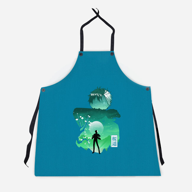 Sakura Windbreaker-Unisex-Kitchen-Apron-Dixie Z