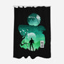 Sakura Windbreaker-None-Polyester-Shower Curtain-Dixie Z