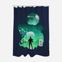 Sakura Windbreaker-None-Polyester-Shower Curtain-Dixie Z