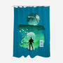Sakura Windbreaker-None-Polyester-Shower Curtain-Dixie Z