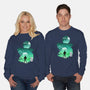 Sakura Windbreaker-Unisex-Crew Neck-Sweatshirt-Dixie Z