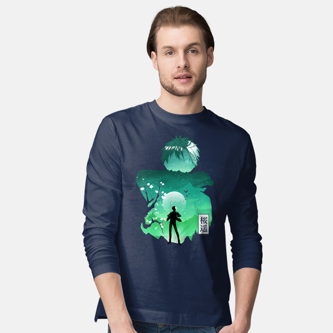 Sakura Windbreaker-Mens-Long Sleeved-Tee-Dixie Z