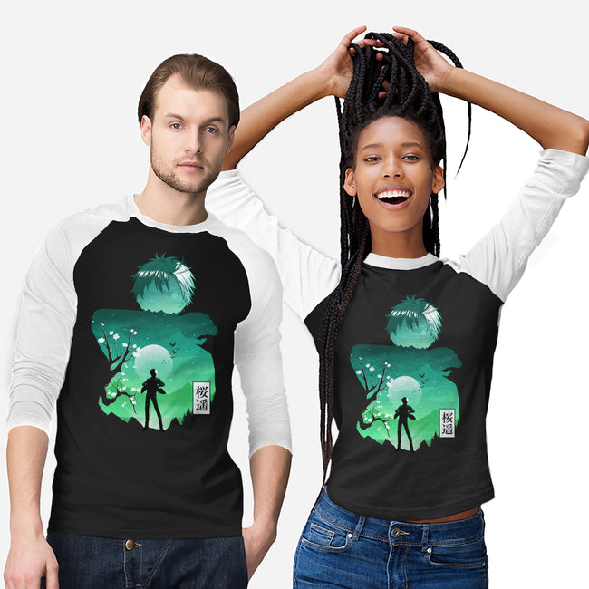 Sakura Windbreaker-Unisex-Baseball-Tee-Dixie Z