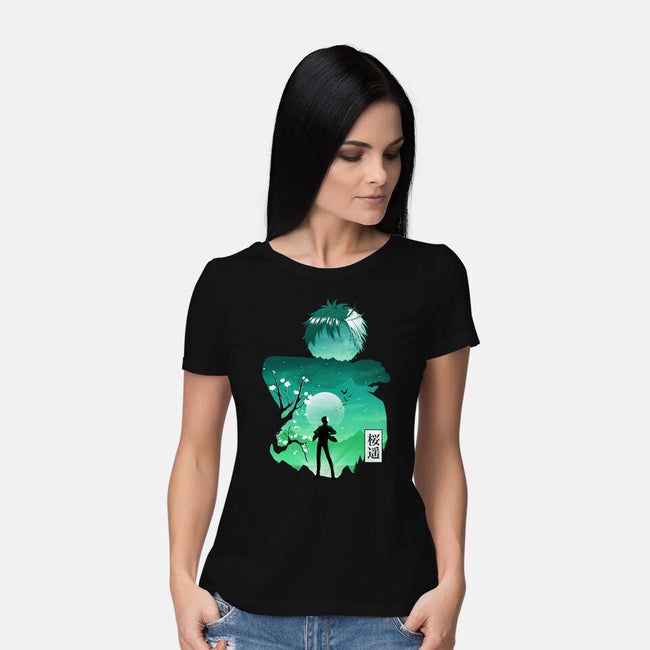 Sakura Windbreaker-Womens-Basic-Tee-Dixie Z