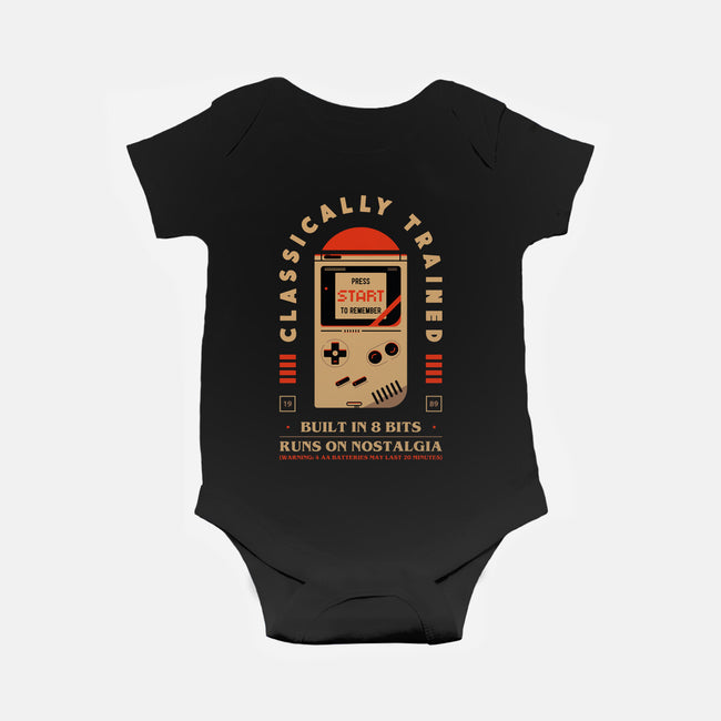 Runs On Nostalgia-Baby-Basic-Onesie-BadBox