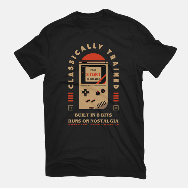 Runs On Nostalgia-Womens-Fitted-Tee-BadBox